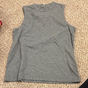 Madewell Gray Sleeveless Tee